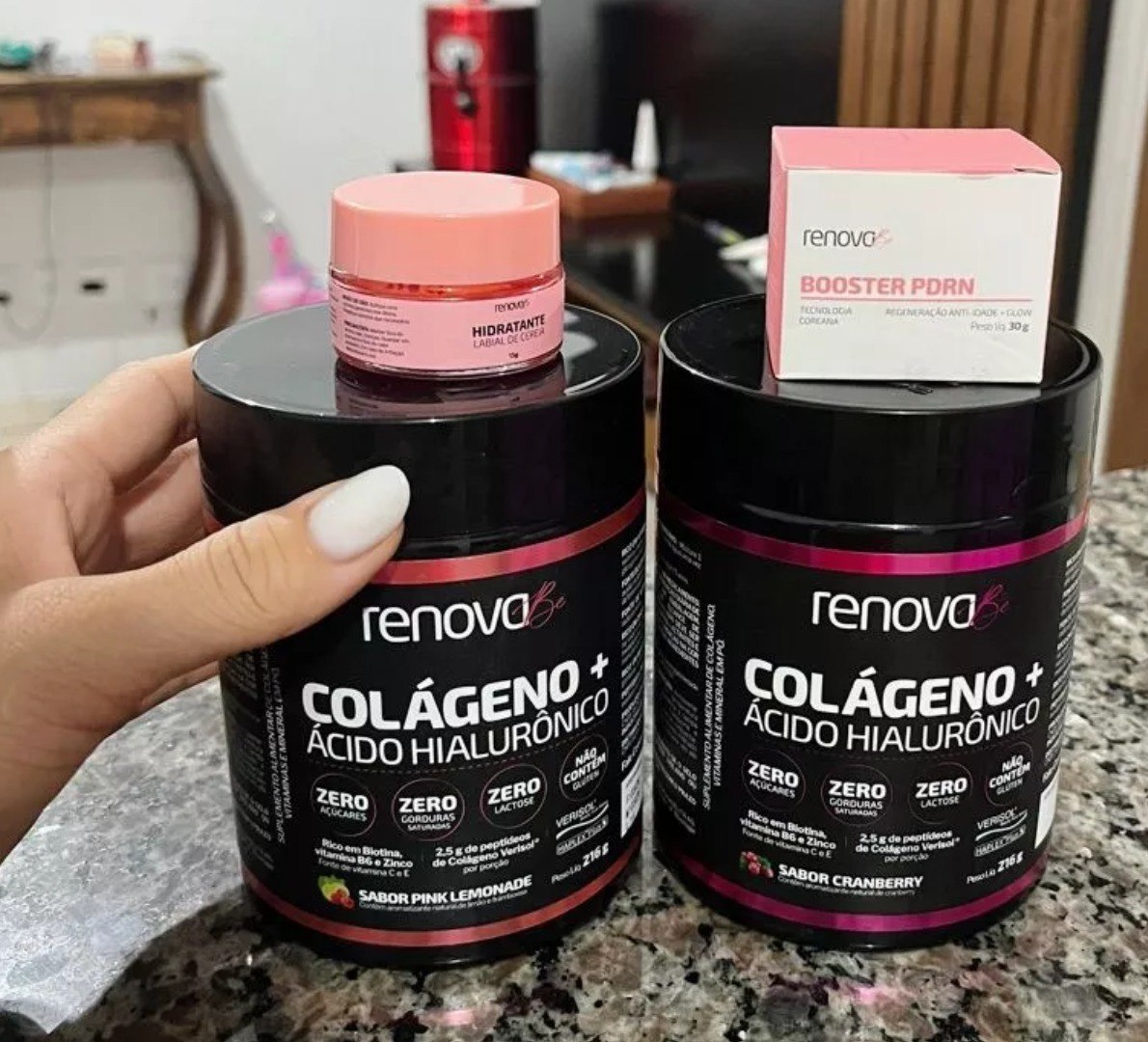 🪄Kit 2 Colágenos Verisol Renova Be + Sachês Sérum Firmador