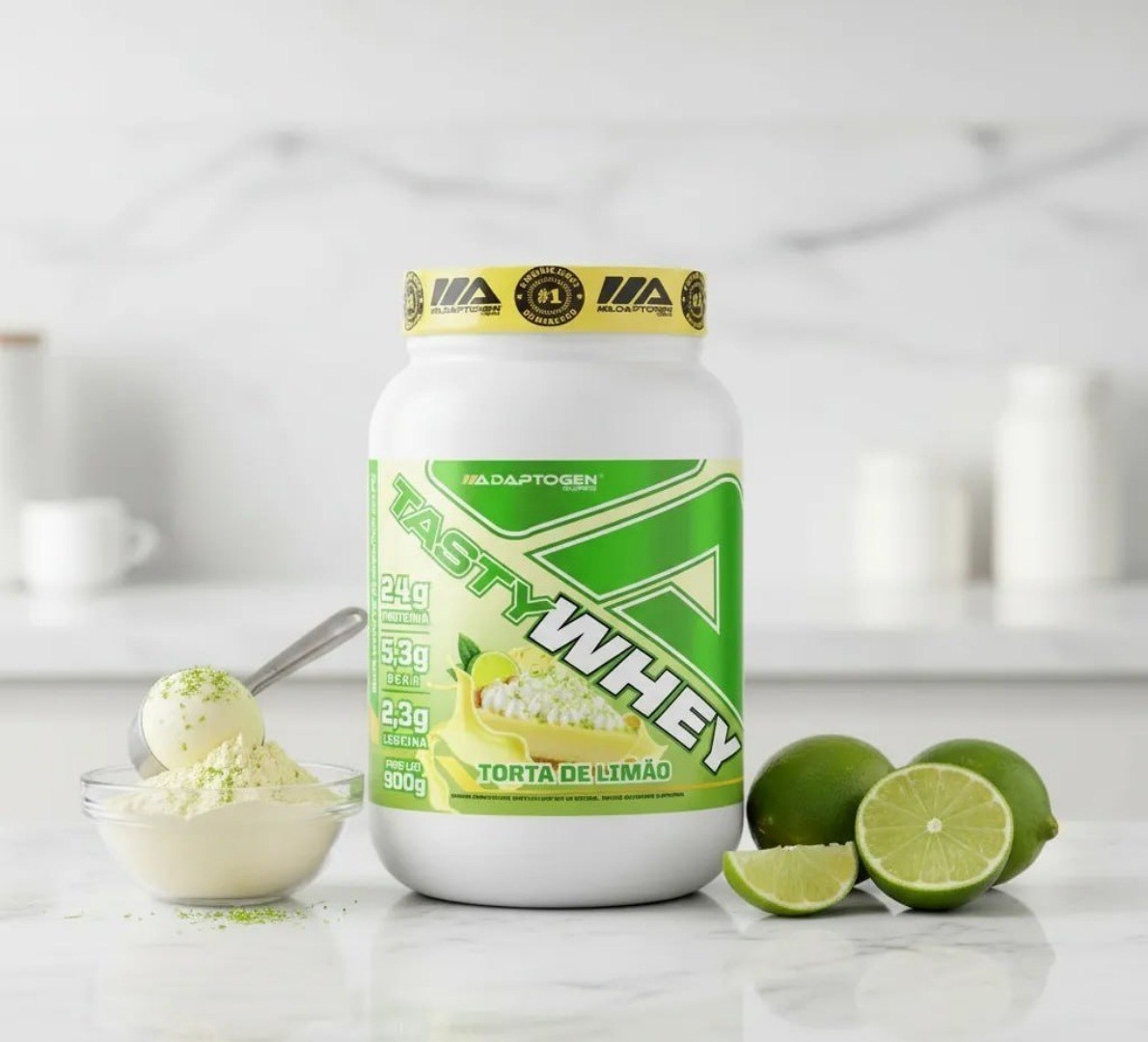 💪 Whey Protein Adaptogen Torta de Limão 900g