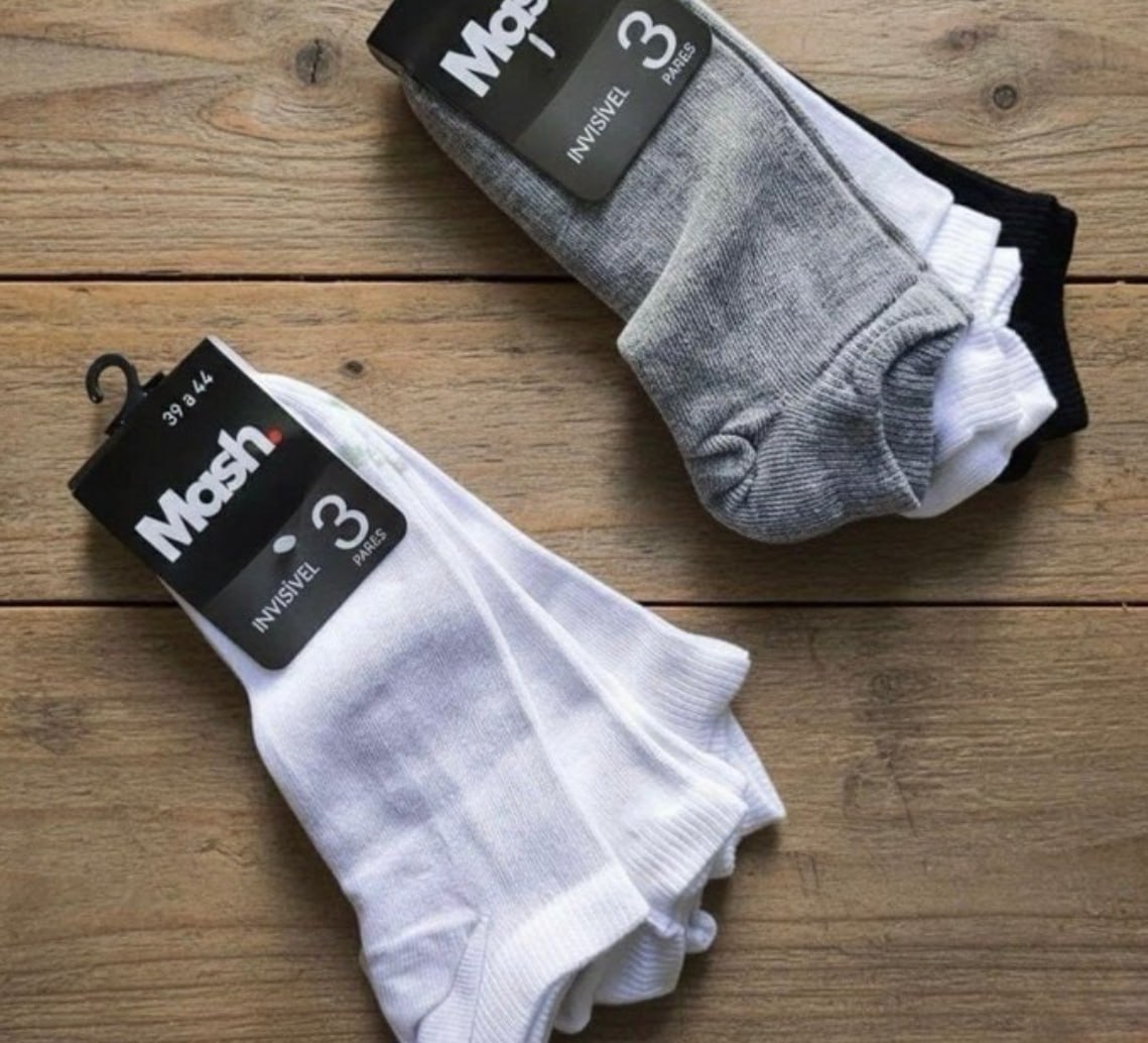 🧦 Kit 10 Pares Meias Mash Invisível