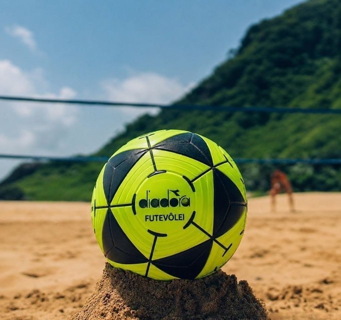 🏐 Bola De Futevôlei Diadora Elite-r Bomba De Ar