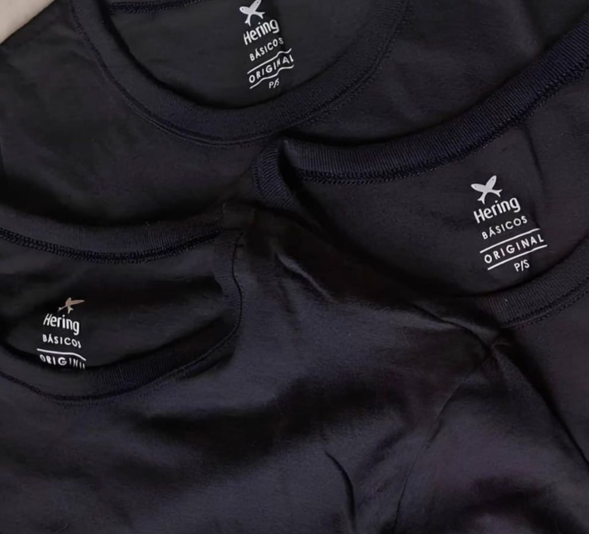 👕 Kit 5 Camisetas Algodão Hering