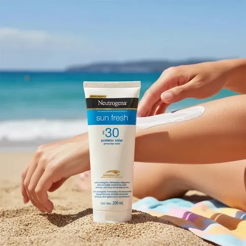 ☀️ Neutrogena Sun Fresh Protetor Solar Corporal, FPS 30, 200ml