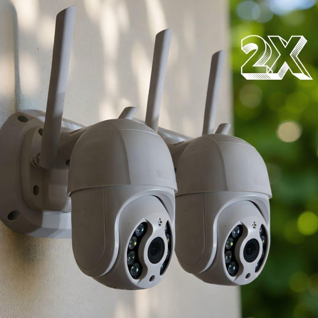 📷 Kit 2 Câmeras Segurança IP WiFi Externa iCSee