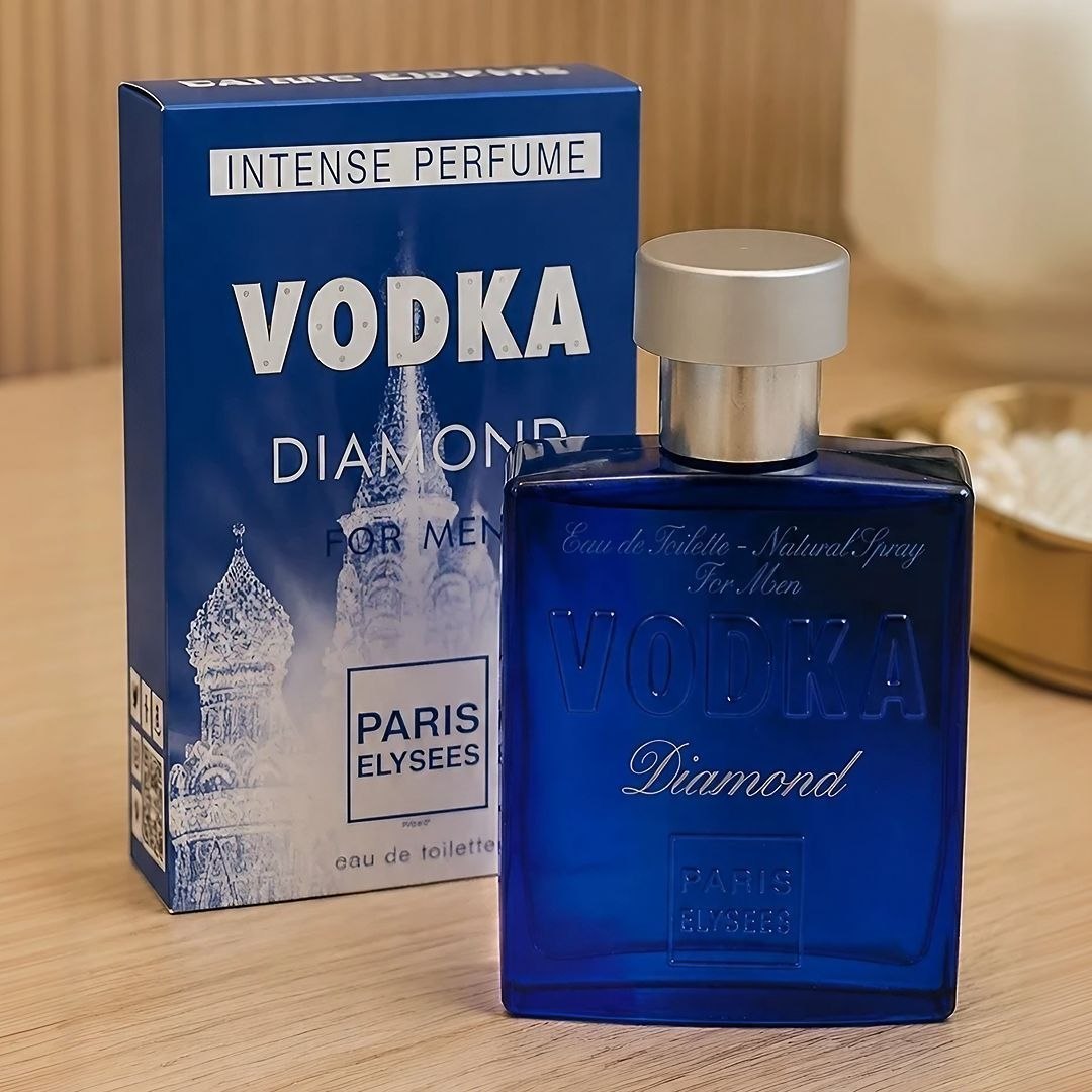 ✅ Perfume Vodka Diamond Paris Elysees Masculino Intense 100ml