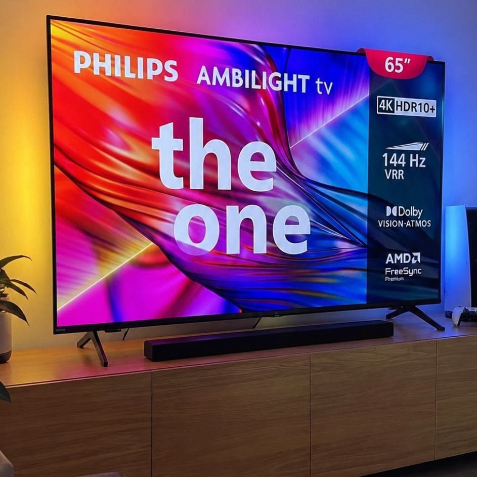 ✅ Smart TV PHILIPS Ambilight THE ONE 65" 4K