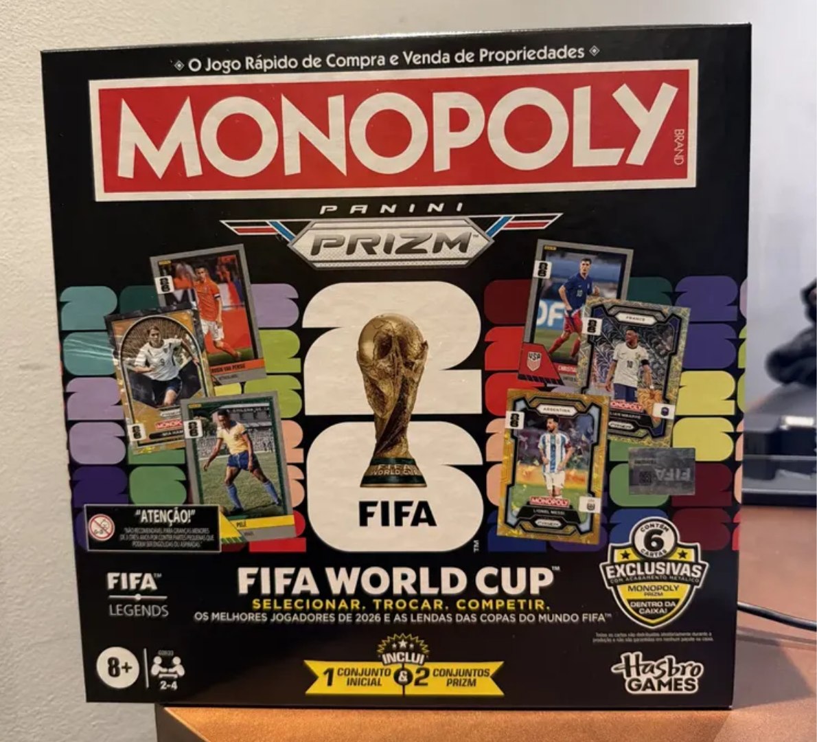 ✅ Jogo de Tabuleiro Monopoly Copa do Mundo FIFA | Panini Prizm