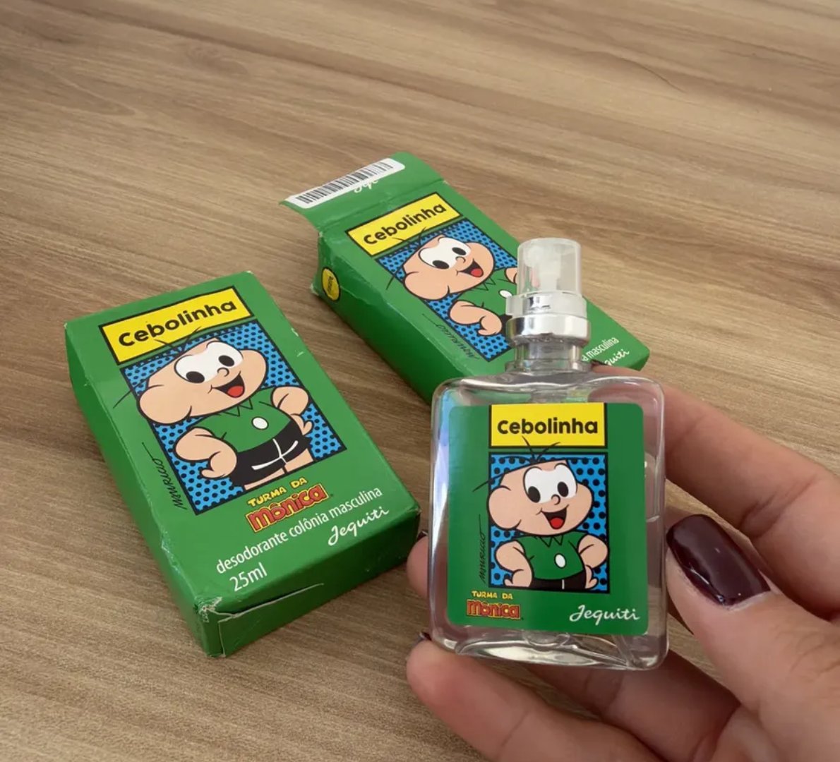 🌬 Colônia Cebolinha Turma da Mônica Jequiti 25ml - 2 unidades
