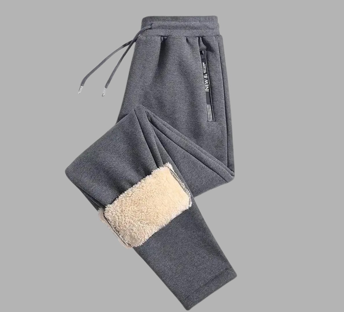 👖 Calça Moletom De Lã Grossa