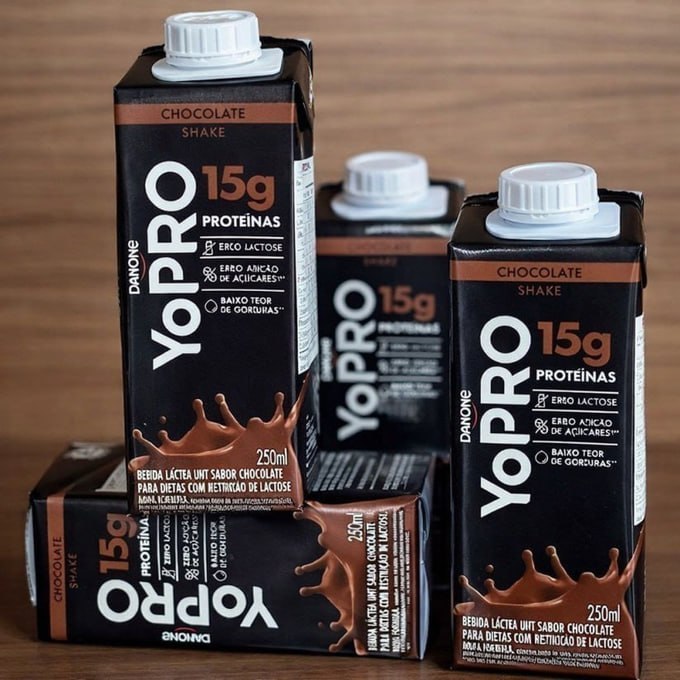 🍫 YoPRO Bebida Láctea UHT Chocolate 15g de proteínas 250ml - 12 unidades
