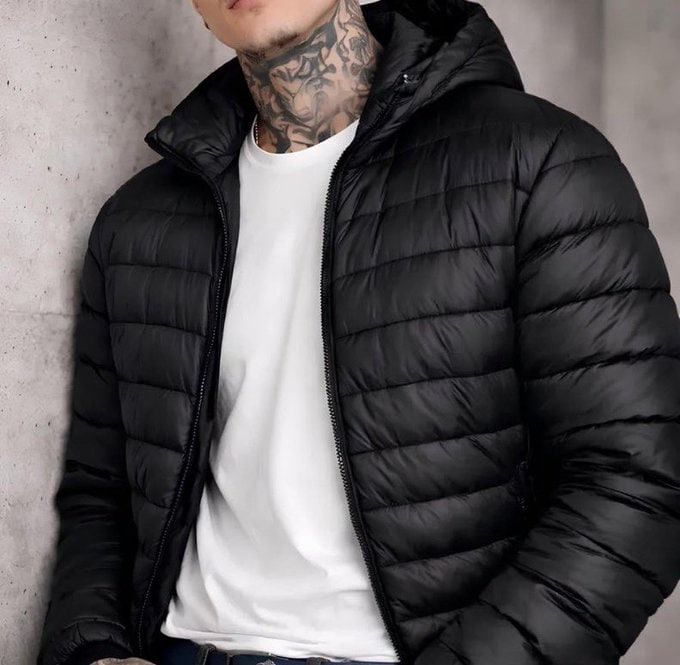 🧥 Jaqueta Masculina Puffer Corta Vento Bobojaco Blusa De Frio
