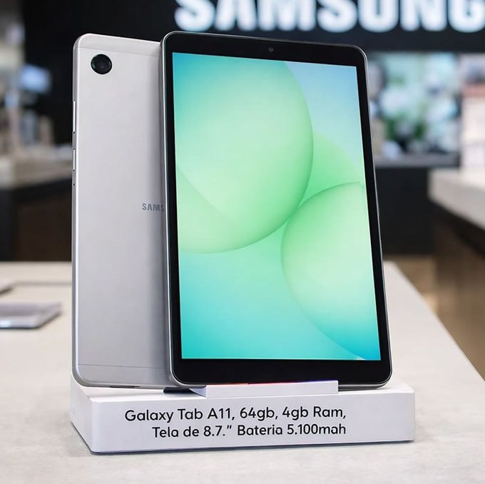 📱 Samsung Galaxy Tab A11, 64gb, 4gb Ram, Tela De 8.7