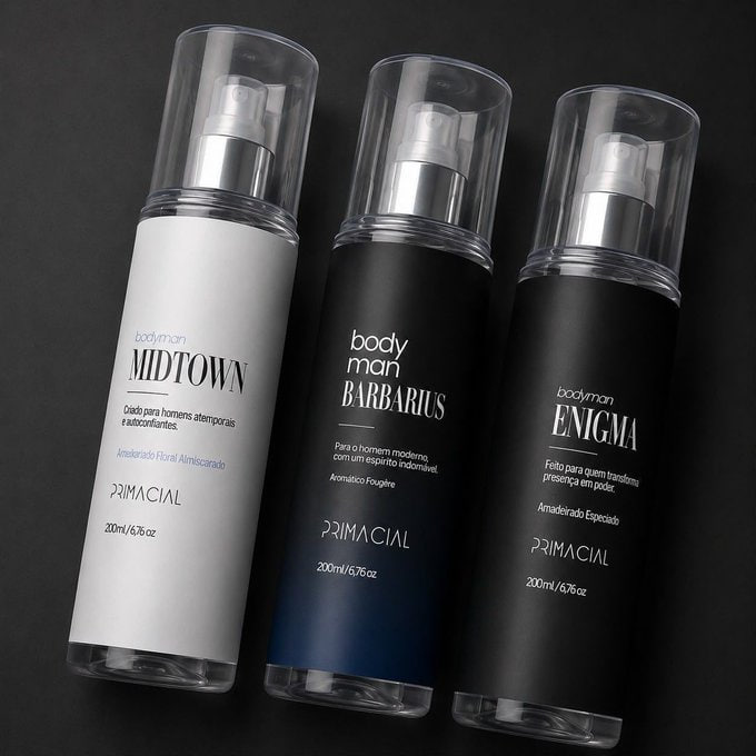 💨 Kit Body Splash Barbarius Enigma Midtown 200ml