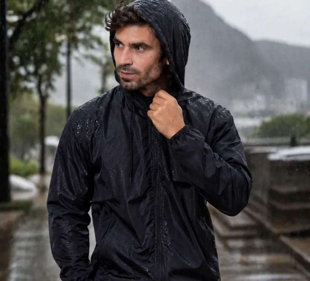 𧄠Jaqueta Corta Vento Masculina ImpermeÔvel