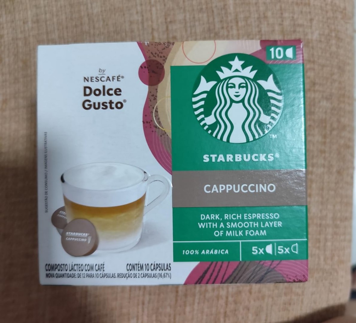 ☕️ Cappuccino Starbucks em Cápsula - 10 Unidades