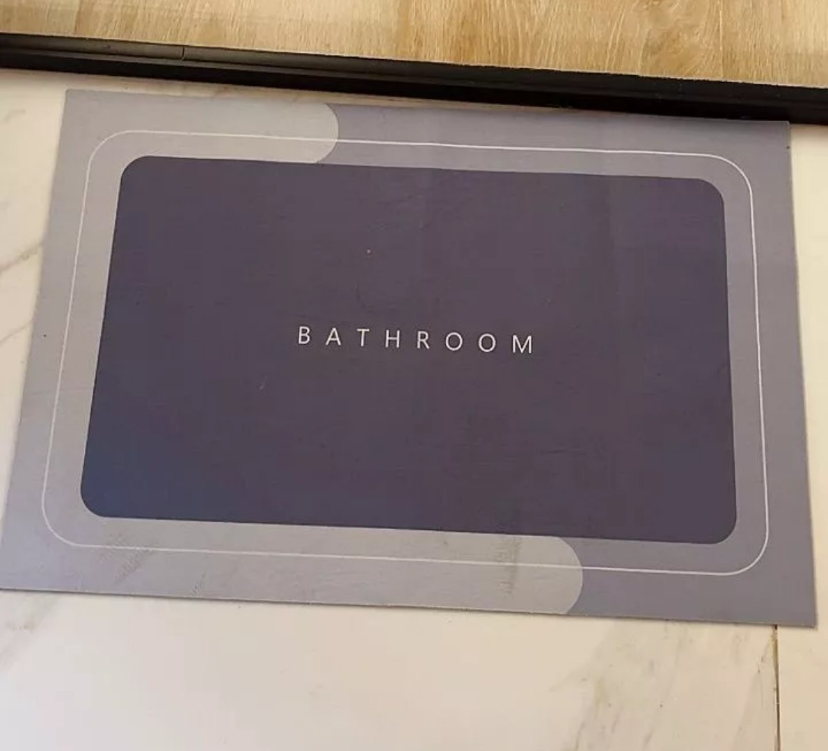 ✅ Tapete de Banheiro Antiderrapante Secagem Rápida