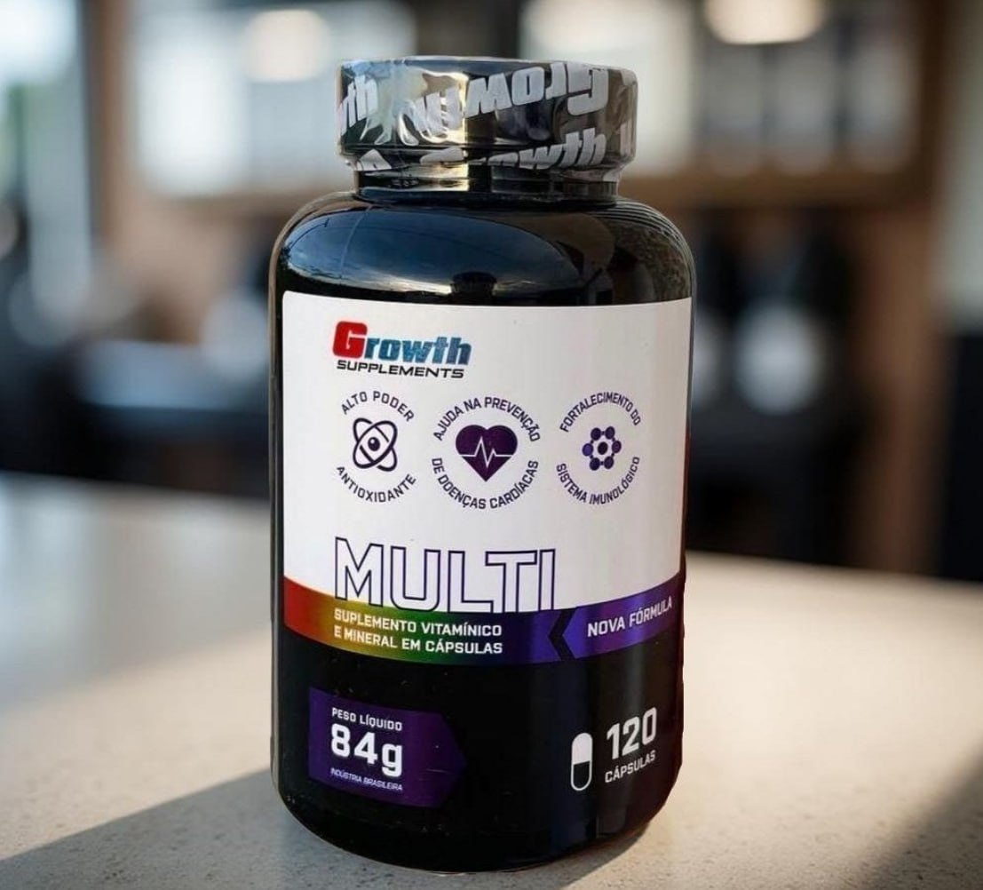 💊 Multivitamínico 120 Cáps. Growth Supplements