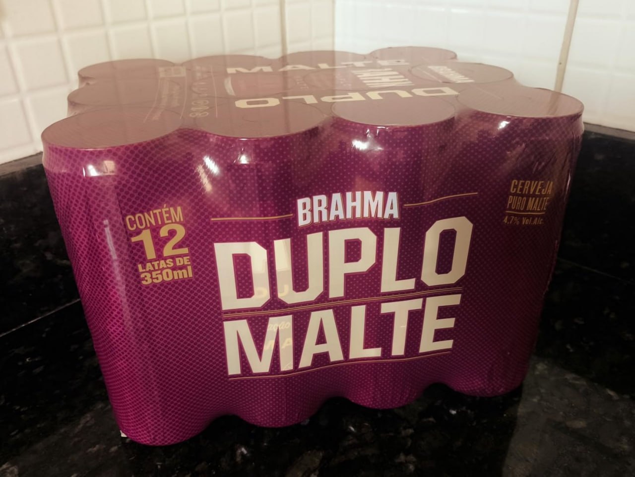 🍺 Pack Cerveja Brahma Duplo Malte com 12 unidades 350ml