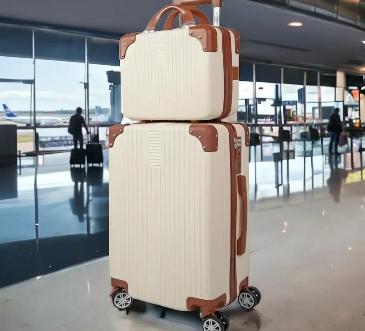 🧳 Mala de Viagem 10kg Rodas 360° Miami com Frasqueira