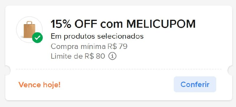 🚨 NOVO CUPOM ML 🚨