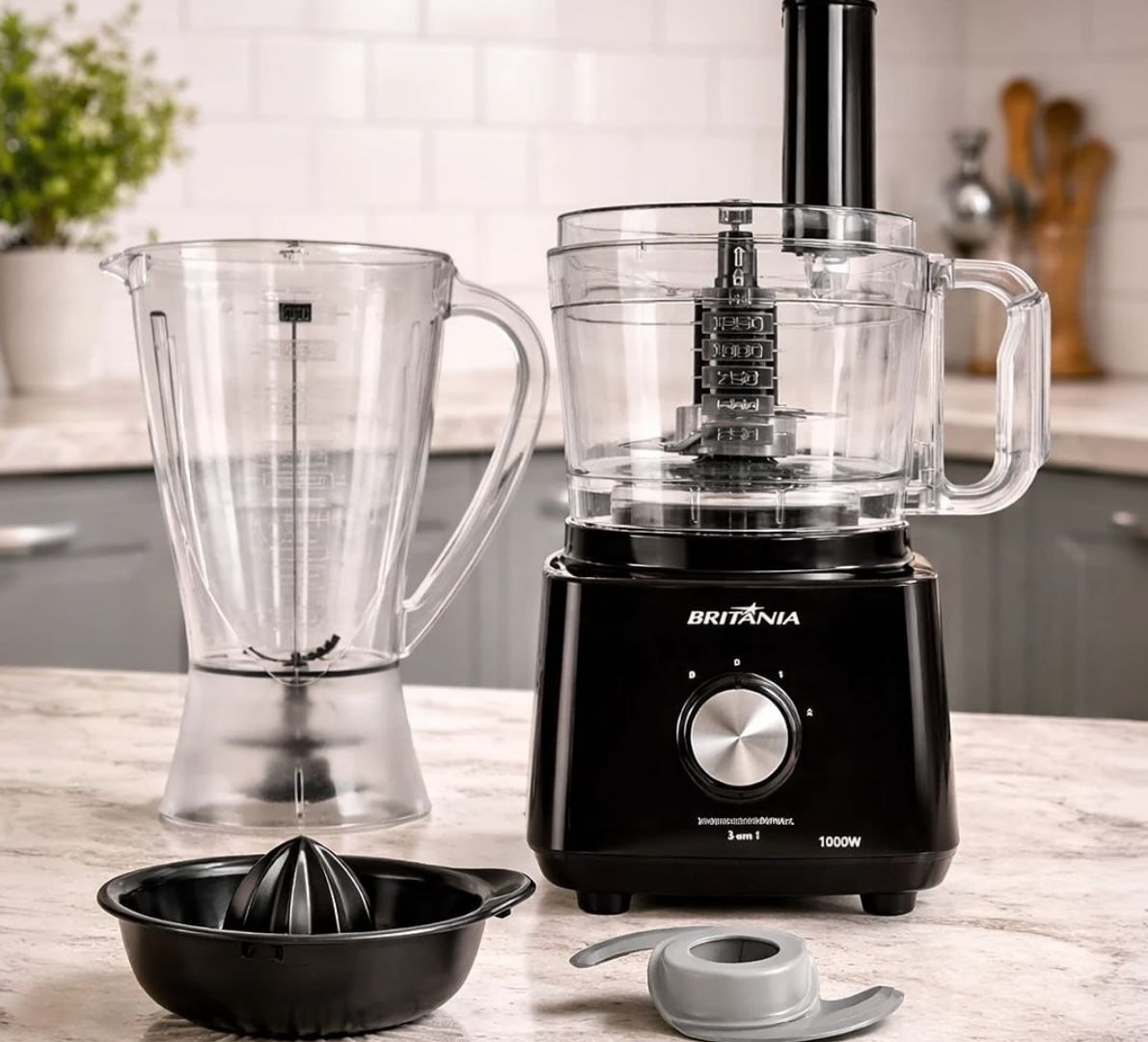 ✅ Multiprocessador 3 em 1 Britânia 1000w