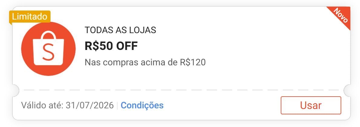 🚨 NOVO CUPOM SHOPEE 🚨