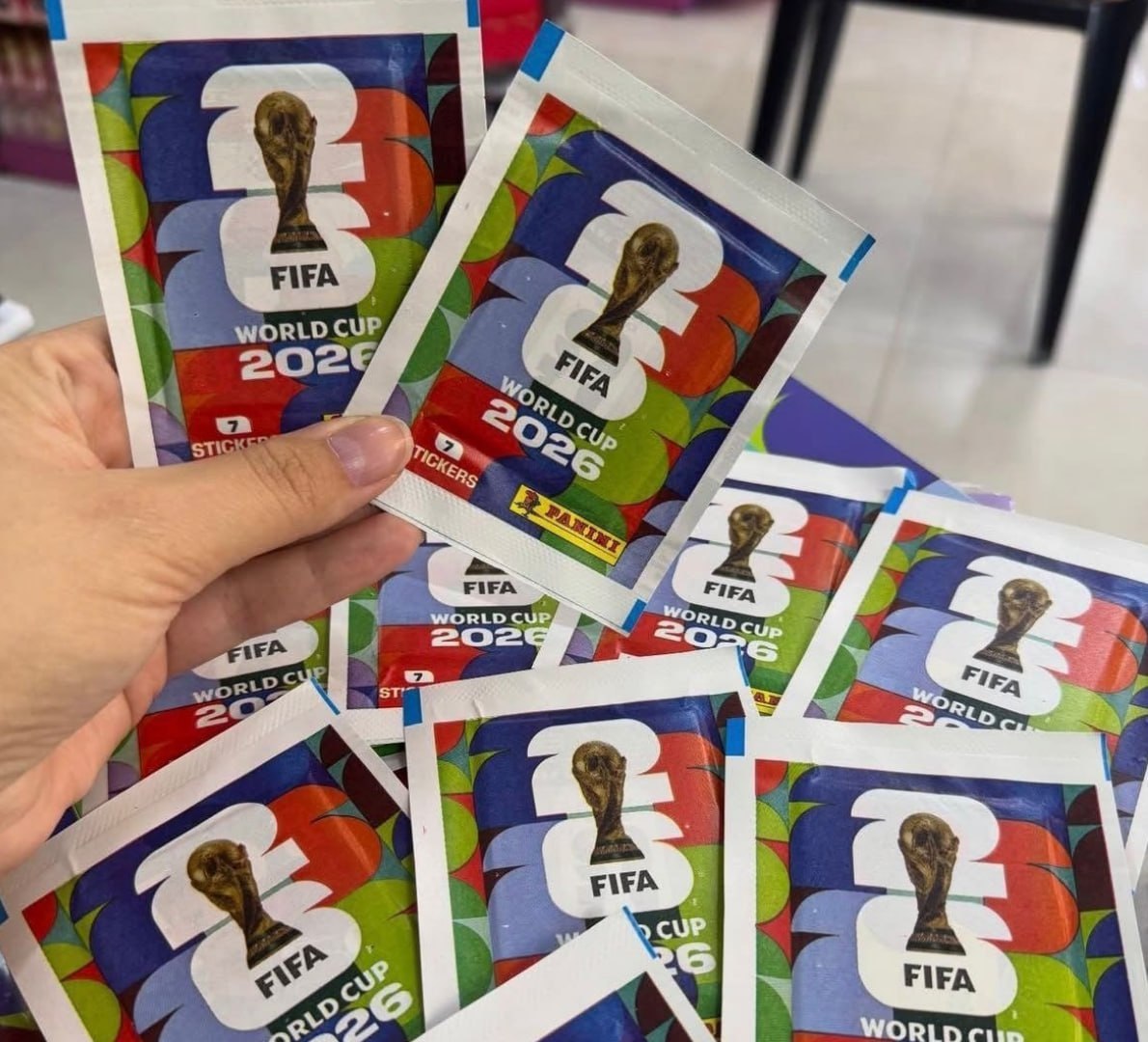 ⚽️ Kit 12 Envelopes com 84 figurinhas - Copa do Mundo 2026