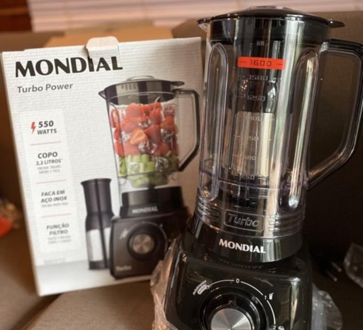 🌪 Liquidificador Mondial Turbo Power 550W