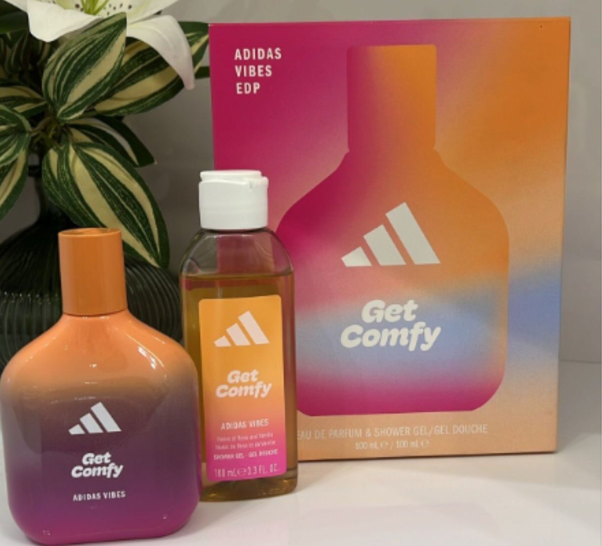 ✔️ Kit Adidas Vibes: Get Comfy Coffret EDP + Shower Gel