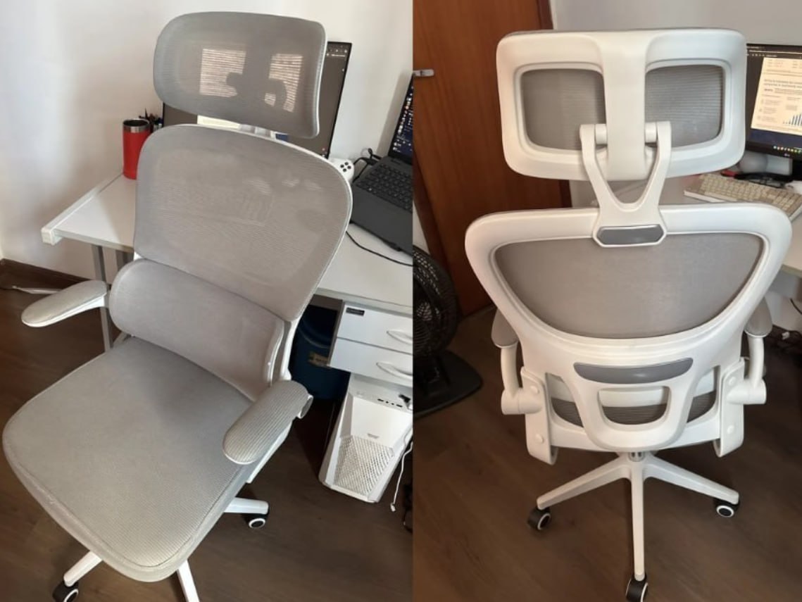 🪑 Cadeira Escritório Ergonômica Genebra G500 Luvinco Cor Cinza
