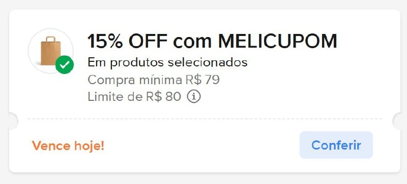🚨 VOLTOOOU O CUPOM ML 🚨