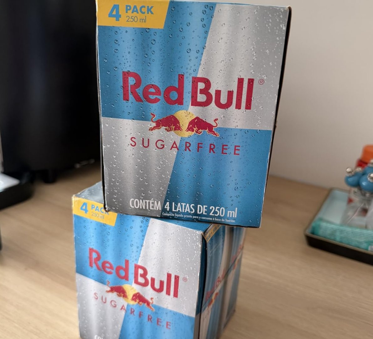 ⚡️ Kit com 4 Energético Red Bull Sugar Free 250ml
