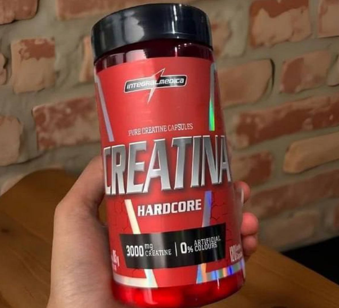 💪‍ Creatina Hardcore 100% Pura 120 Cápsulas