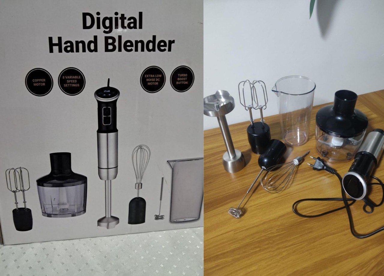 😱 Mixer de Mão 1000W, 8 Velocidades, 220V, 6 em 1