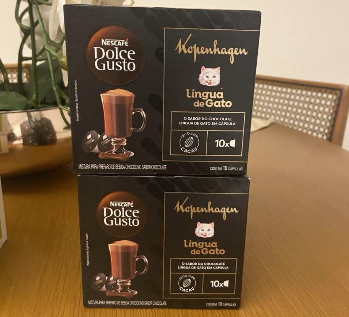 ☕️ Nescafé Dolce Gusto Kopenhagen Língua de Gato - 10 Cápsulas