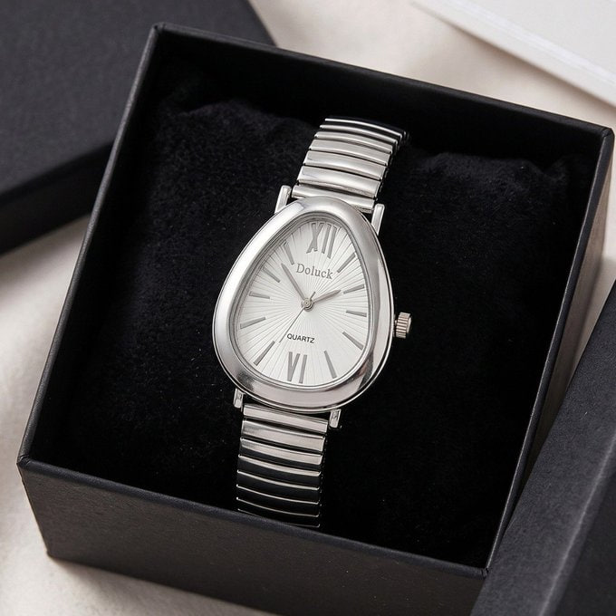 ⏱️ Relógio de Pulso Bracelete Tulipa Feminino
