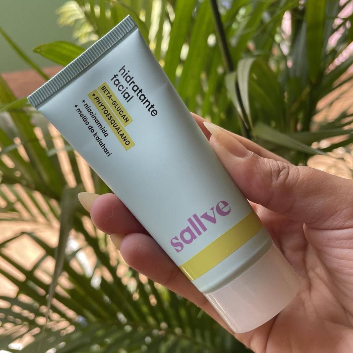🧴 Sallve Hidratante Facial 40G - Beta-Glucan Phytoesqualano