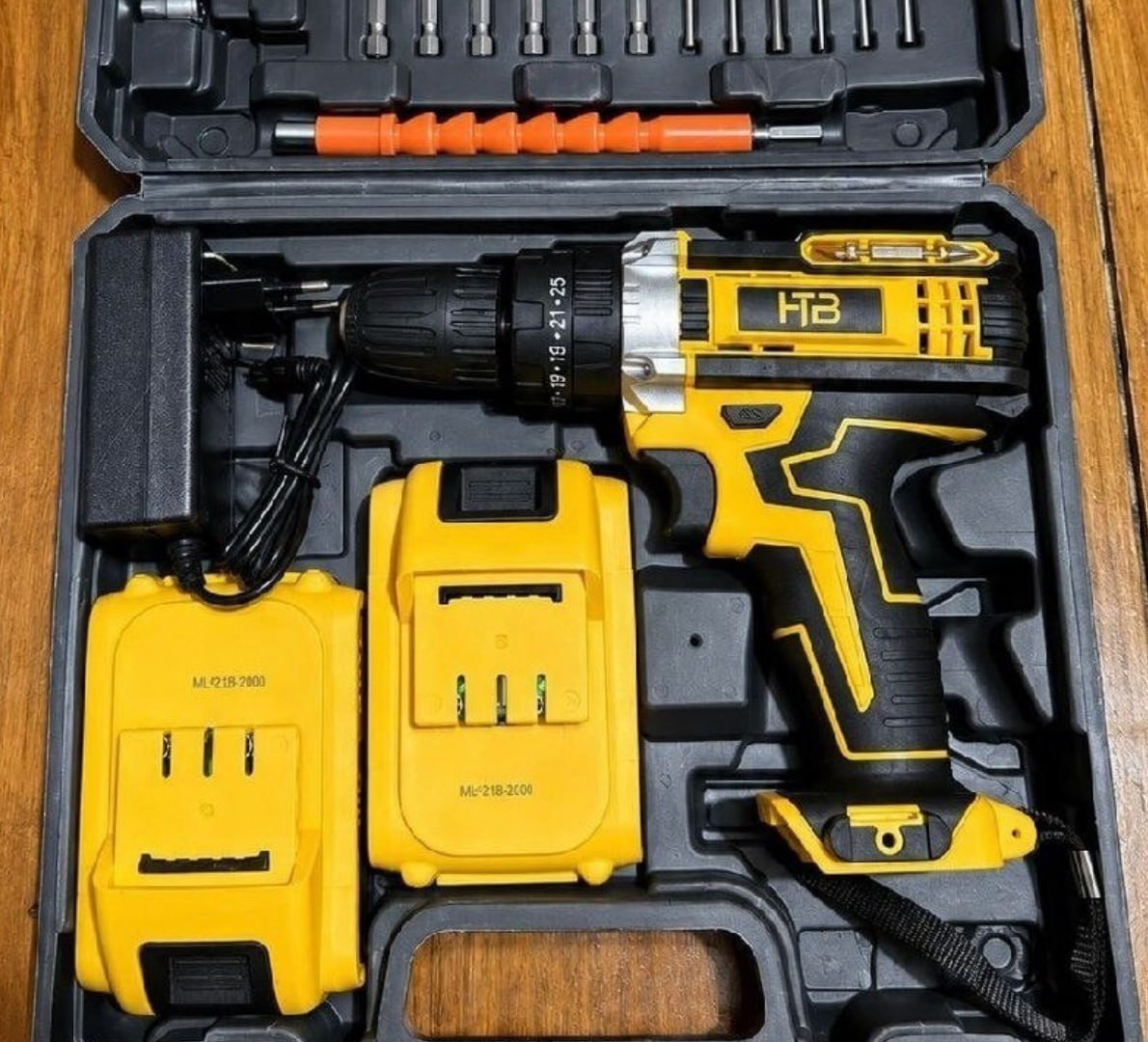 🧰 Kit Parafusadeira Furadeira com 2 Baterias Maleta