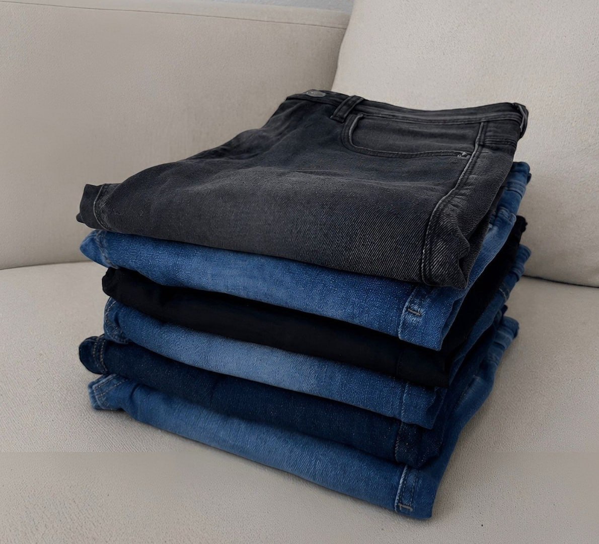👖 Kit com 3 Calças Jeans Skinny Tradicional