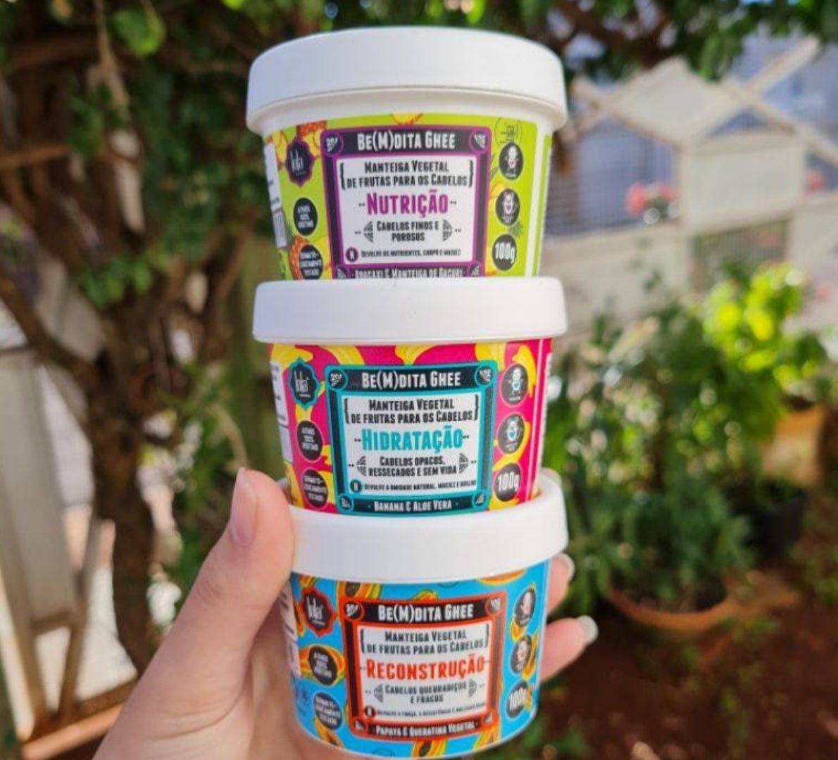 ✅ Lola Cosmetics Kit Cronograma Capilar Be(m) dita Ghee 3x100g