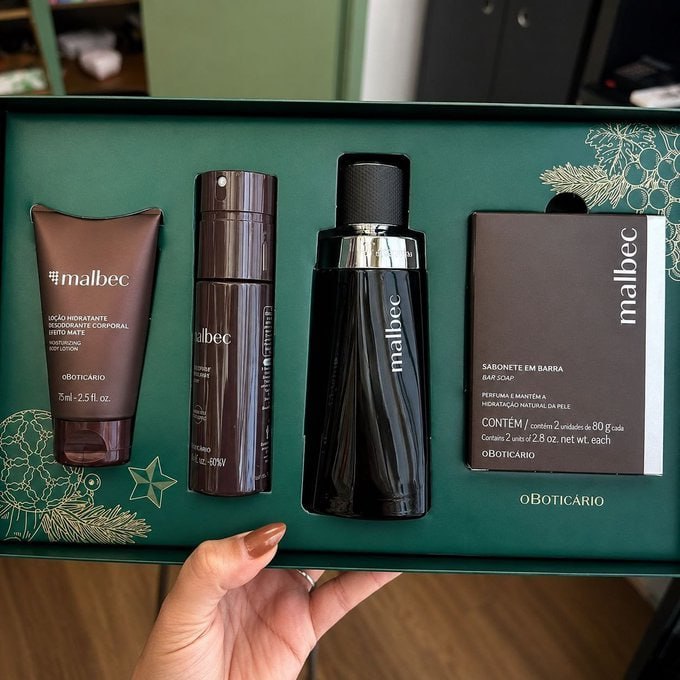 💨 O Boticário Malbec Kit Premium