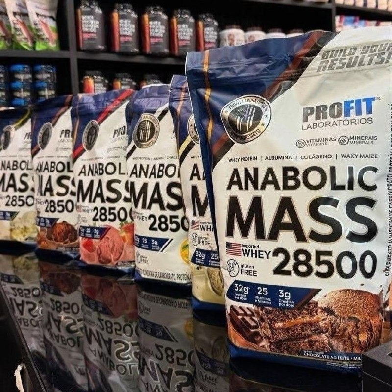💪 Hipercalórico Anabolic Mass 28500 3kg Profit Labs Cookies And Cream