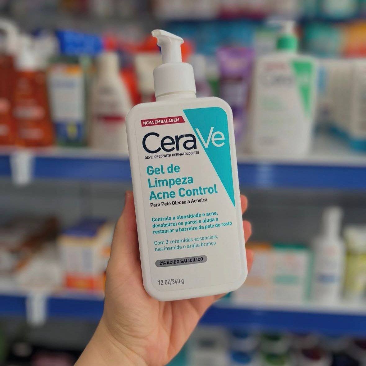 🫧 Gel de Limpeza Acne Control Cerave 340g