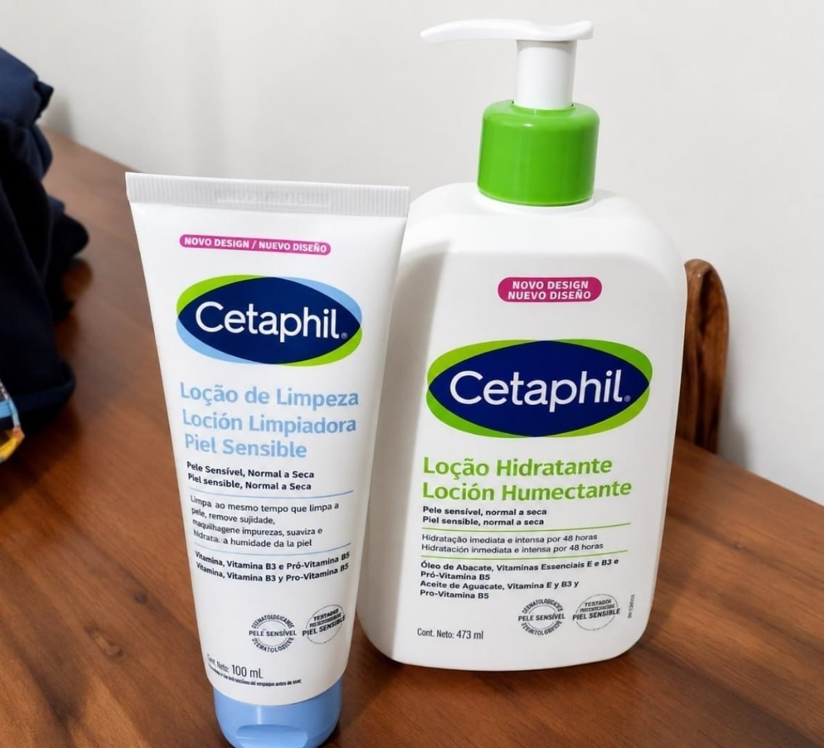 š§“Kit Cetaphil Loção 473ml + Loção De Limpeza 100ml