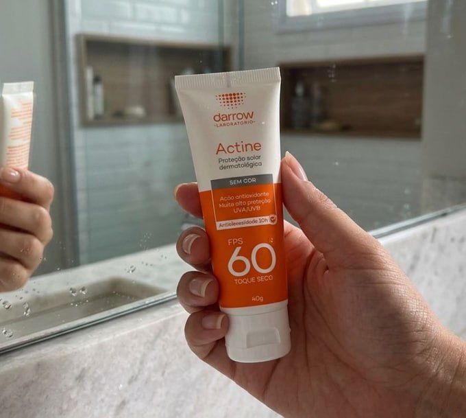 ☀️ Darrow Actine Protetor Solar Fps 60 Sem Cor 40G