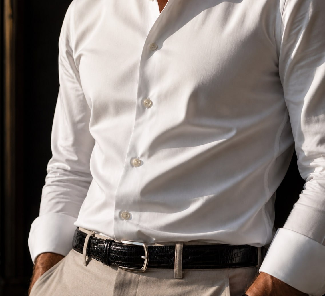 👕 Camisa Social Masculina Slim Premium (12 cores)