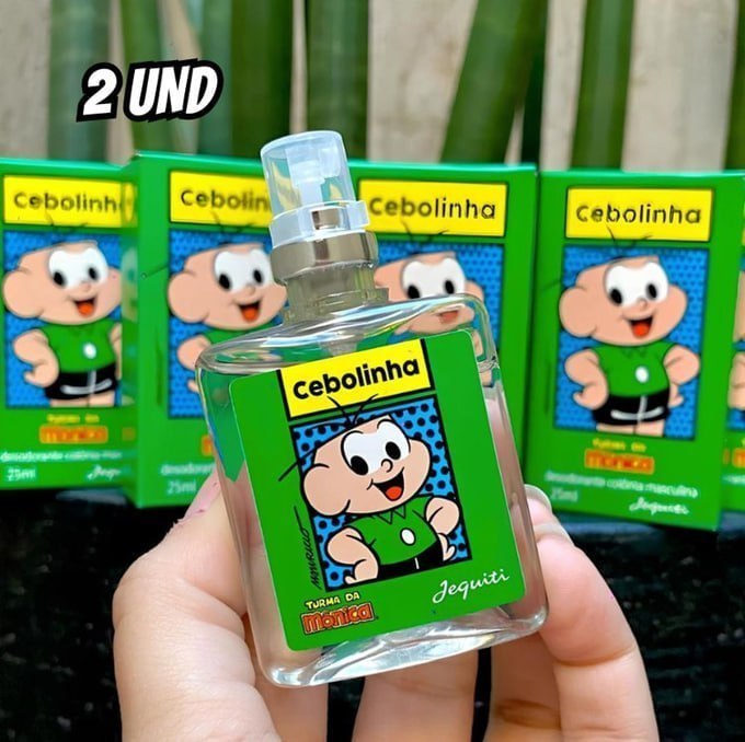✅ Kit 2x Colônia Miniatura Cebolinha Turma Da Mônica Jequiti 25ml