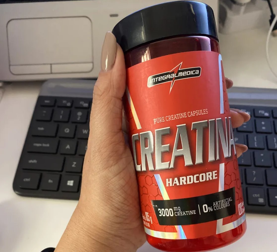 💪 Creatina Hardcore 100% Pura 120 Cápsulas