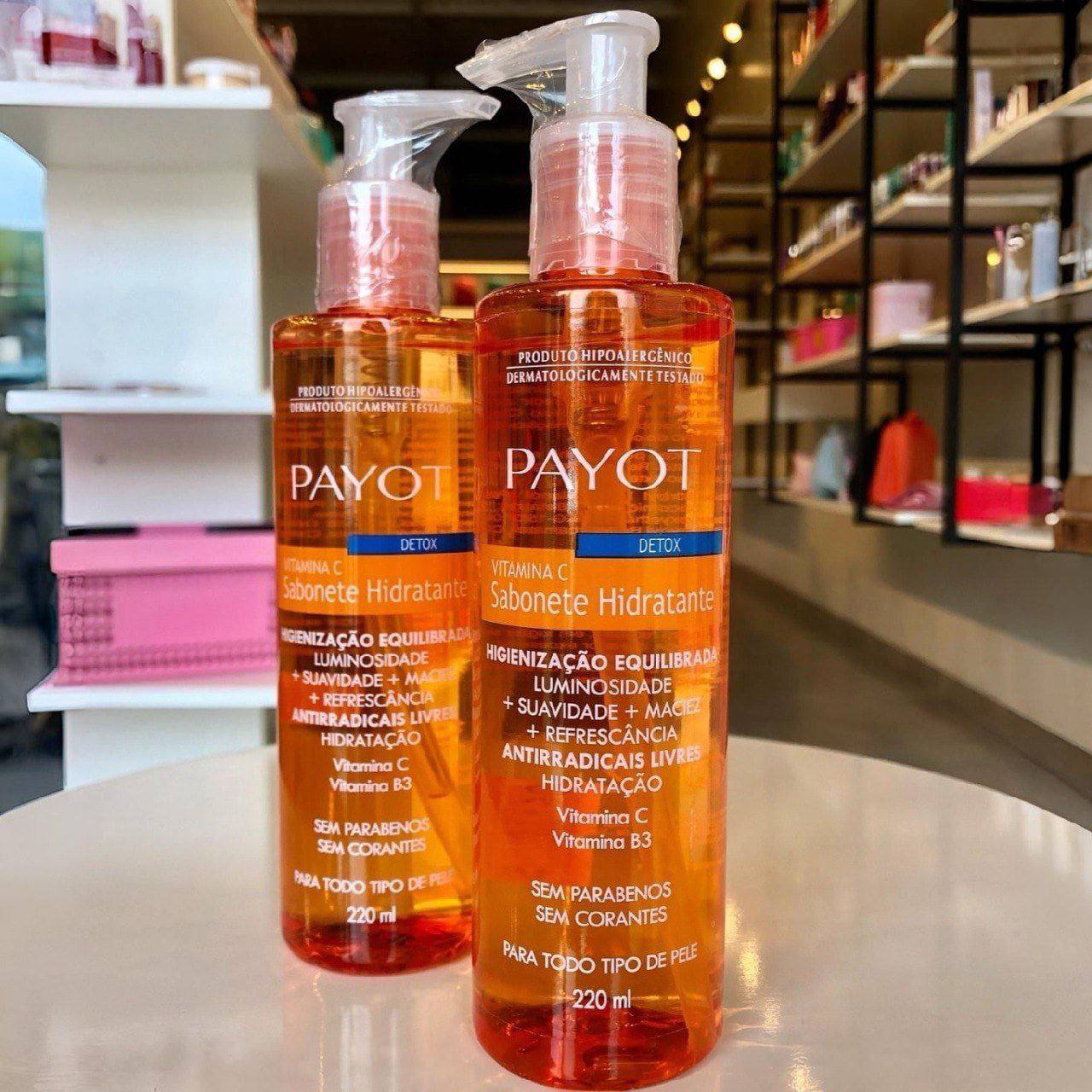 🫧 PAYOT Sabonete Liquido Detox Vitamina C - 220ml