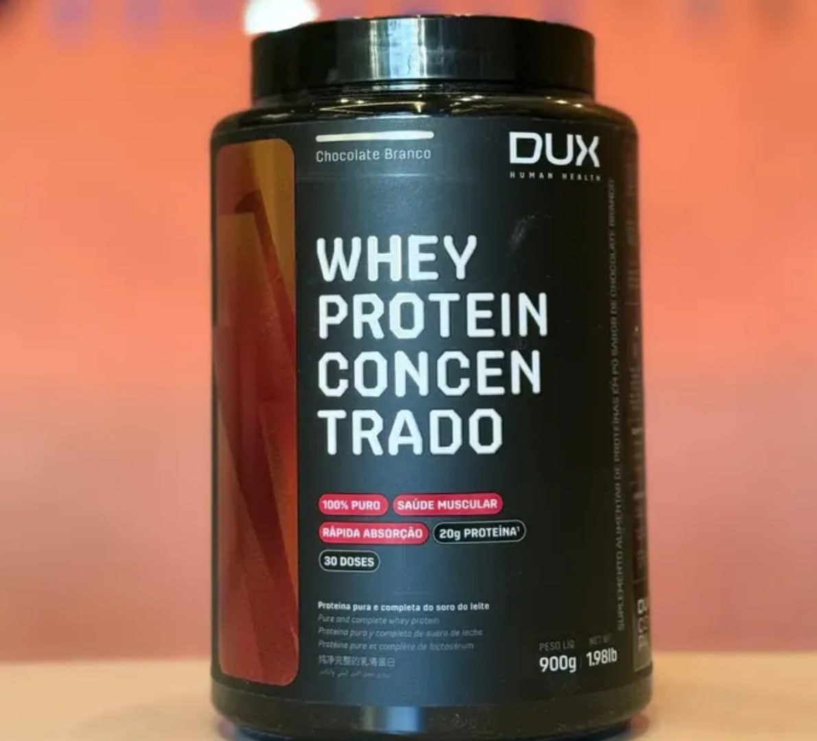 💪 Whey Protein Concentrado Dux Nutrition 900g Chocolate