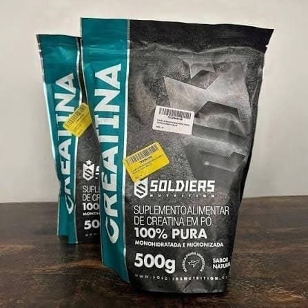 💪 2x Creatina Monohidratada 600g Soldiers Nutrition 100% Pura